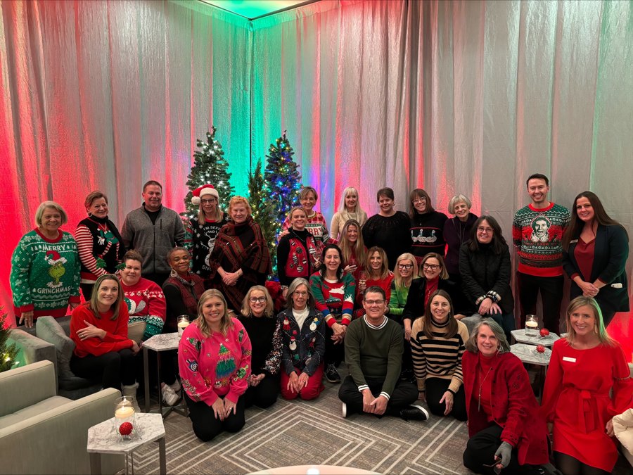 Holiday gathering of Operation Comfort volunteers